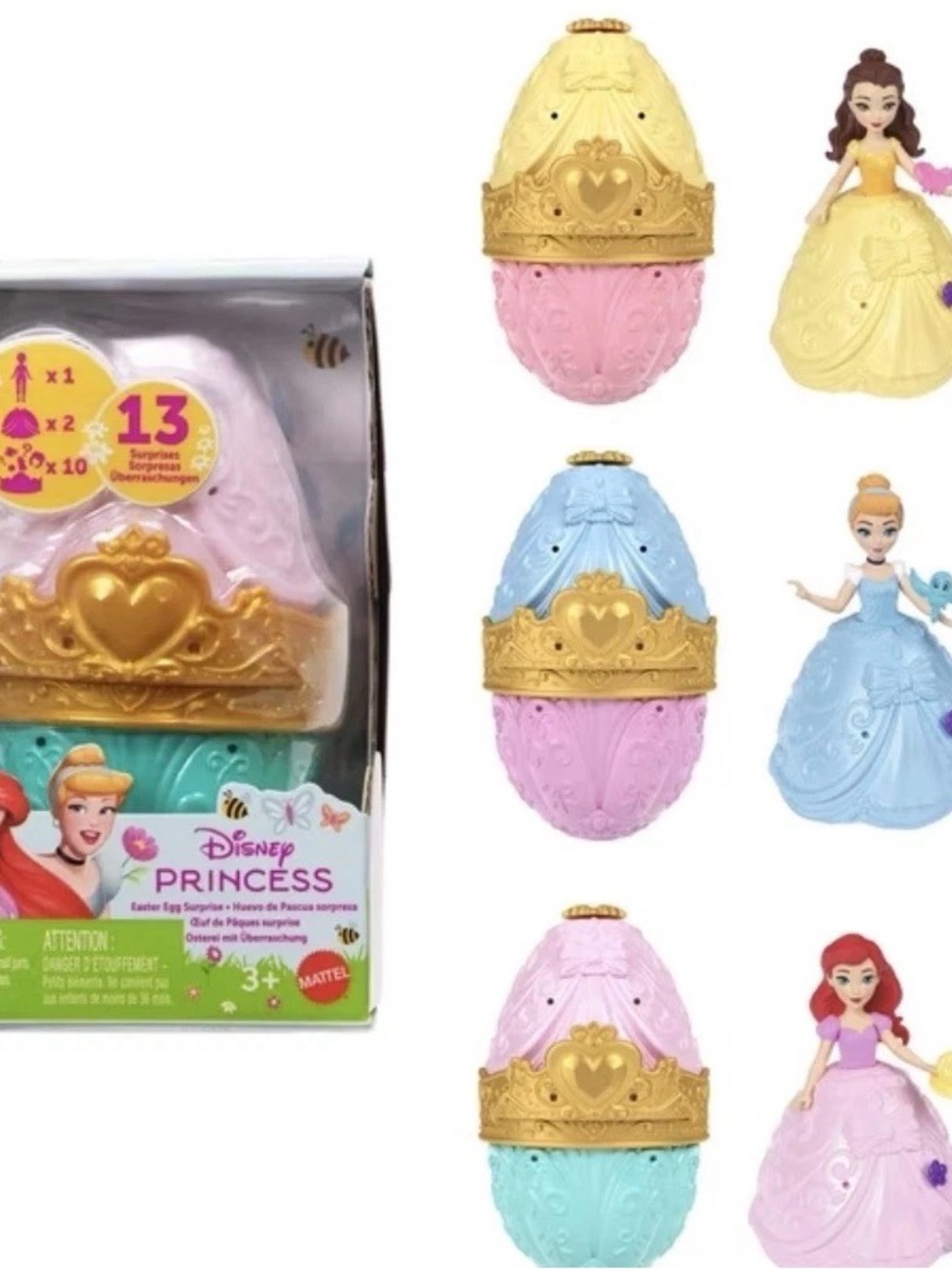 NIB Surprise Egg Toy - Disney Princess (identified as Belle & Ariel)